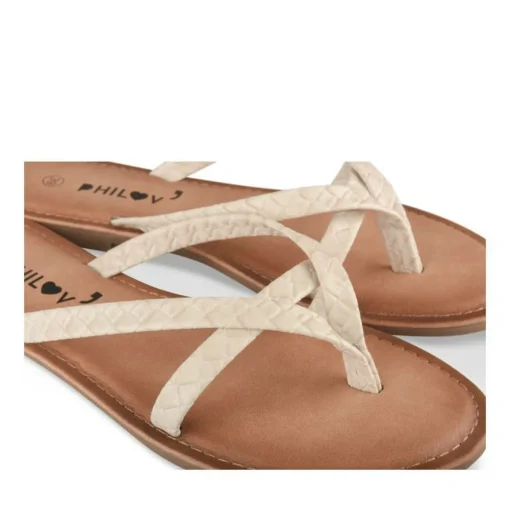 Teenslippers WIT PHILOV