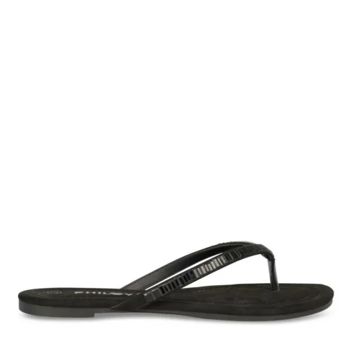 Teenslippers ZWART