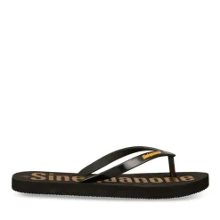 Teenslippers ZWART