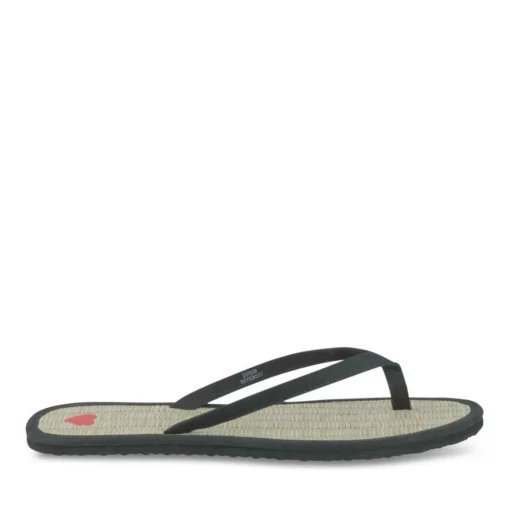 Teenslippers ZWART