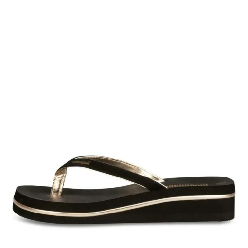 Teenslippers ZWART
