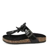 Teenslippers ZWART
