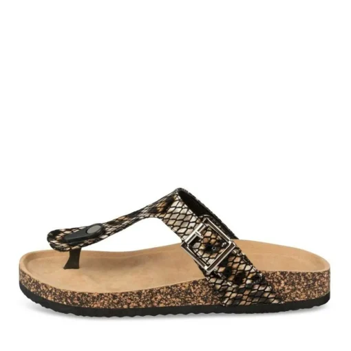 Teenslippers ZWART