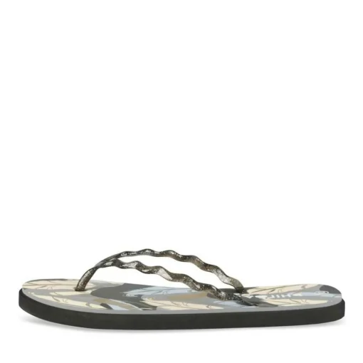 Teenslippers ZWART