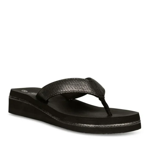 Teenslippers ZWART