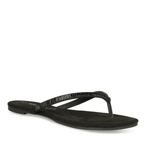 Teenslippers ZWART