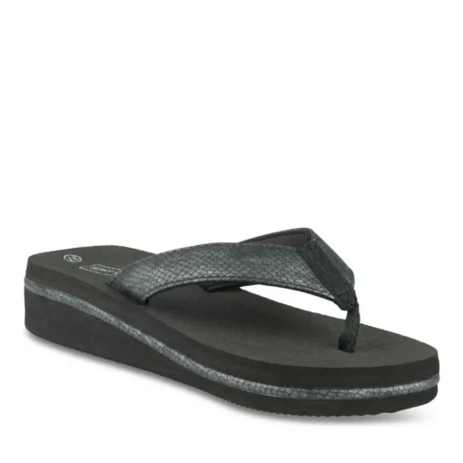 Teenslippers ZWART