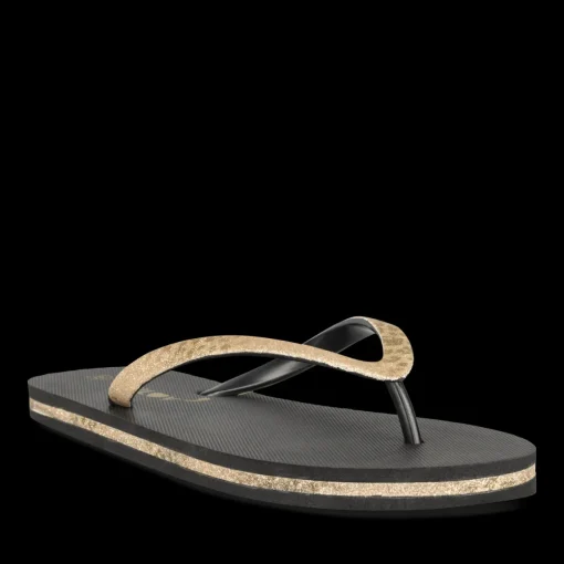 Teenslippers ZWART