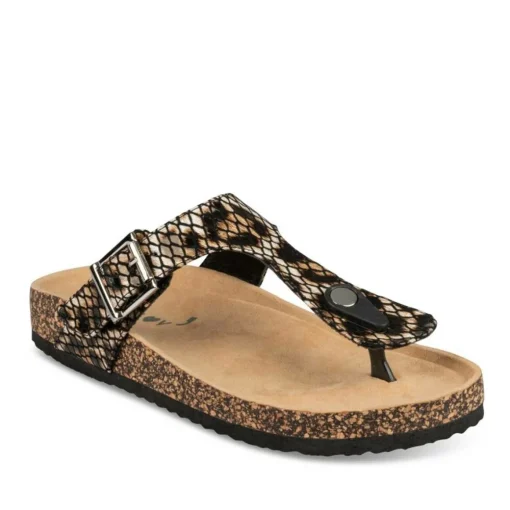Teenslippers ZWART