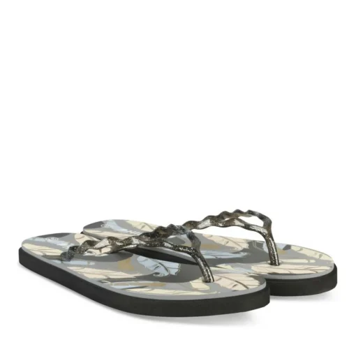 Teenslippers ZWART