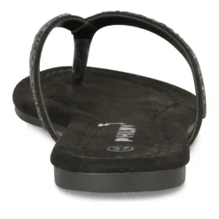 Teenslippers ZWART
