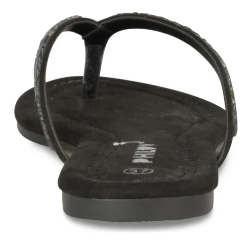 Teenslippers ZWART