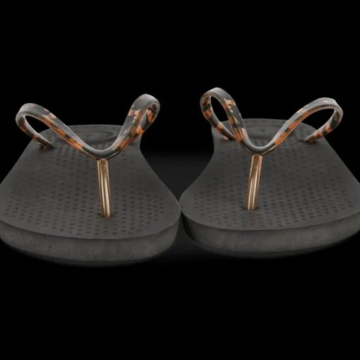 Teenslippers ZWART