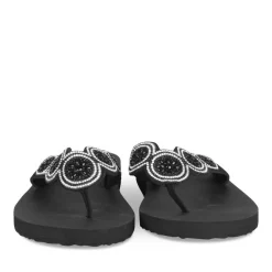 Teenslippers ZWART