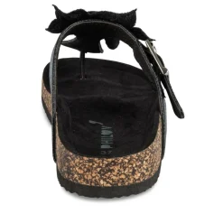 Teenslippers ZWART