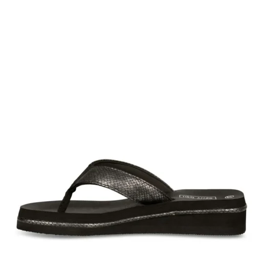 Teenslippers ZWART
