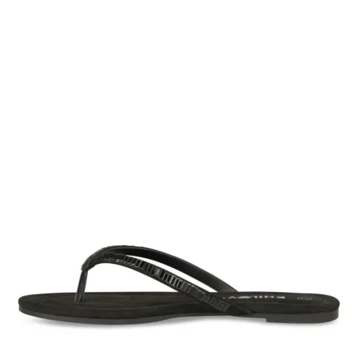 Teenslippers ZWART