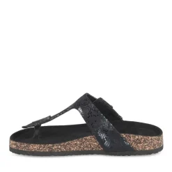 Teenslippers ZWART