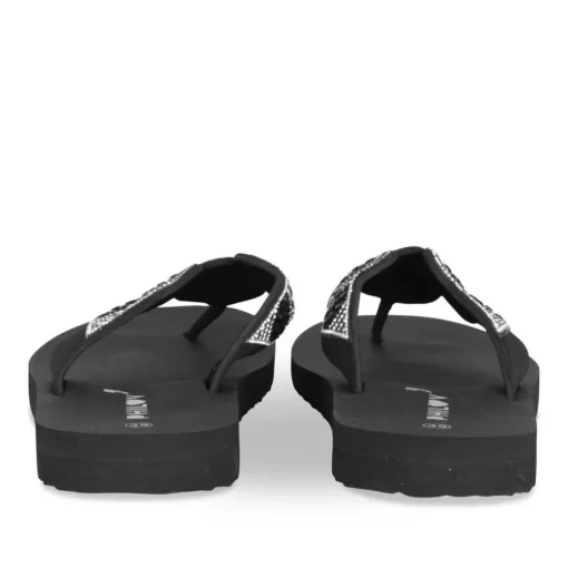 Teenslippers ZWART