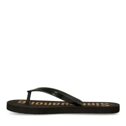 Teenslippers ZWART