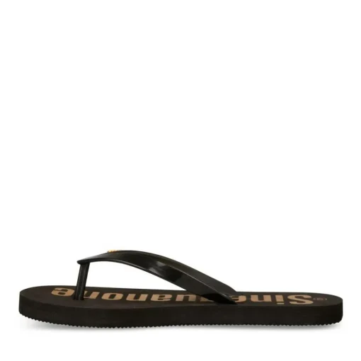 Teenslippers ZWART