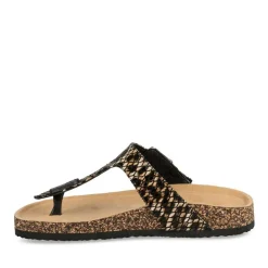 Teenslippers ZWART