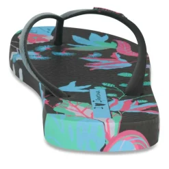 Teenslippers ZWART