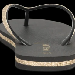Teenslippers ZWART