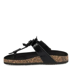 Teenslippers ZWART