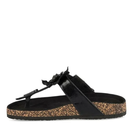 Teenslippers ZWART