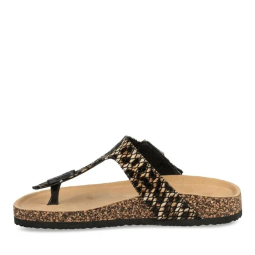 Teenslippers ZWART