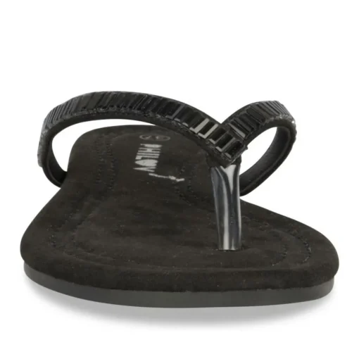 Teenslippers ZWART