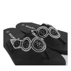 Teenslippers ZWART