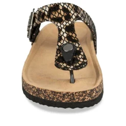 Teenslippers ZWART