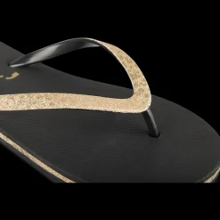 Teenslippers ZWART