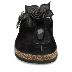 Teenslippers ZWART
