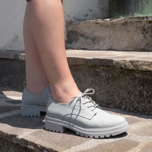 Veterschoenen GRIJS