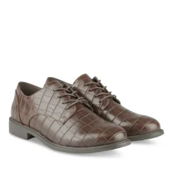 Veterschoenen KASTANJEBRUIN