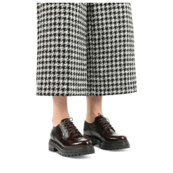 Veterschoenen KASTANJEBRUIN