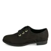 Veterschoenen ZWART