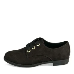 Veterschoenen ZWART
