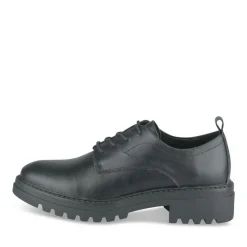 Veterschoenen ZWART