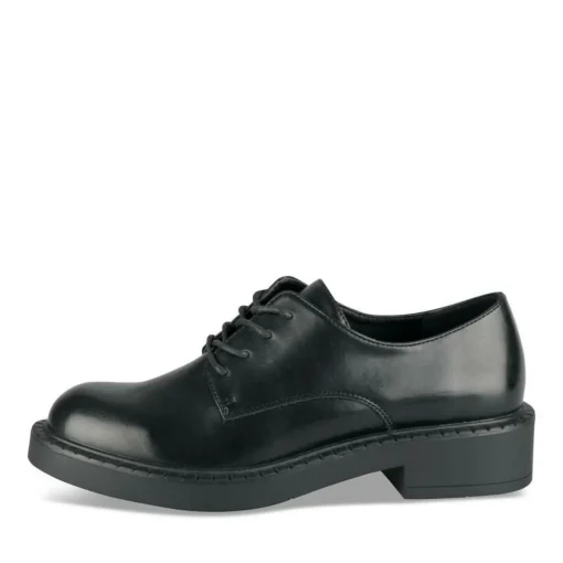 Veterschoenen ZWART