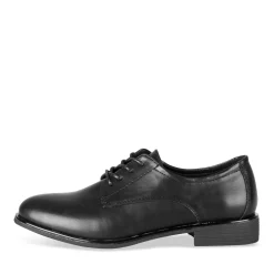 Veterschoenen ZWART