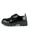 Veterschoenen ZWART