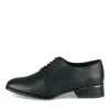 Veterschoenen ZWART