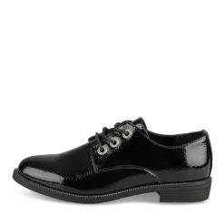 Veterschoenen ZWART