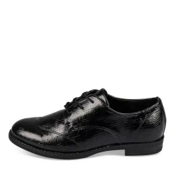 Veterschoenen ZWART