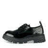 Veterschoenen ZWART