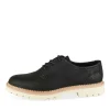 Veterschoenen ZWART